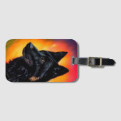 Étiquette À Bagage Berger allemand (Devant Horizontal)