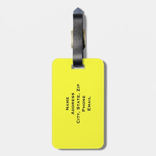 Étiquette À Bagage Berger australien (Dos Vertical)