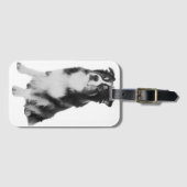 Étiquette À Bagage Berger Australien (Devant Horizontal)