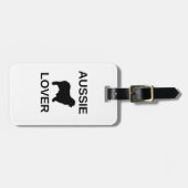 Étiquette À Bagage berger australien aussie amant (Devant horizontal)