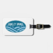 Étiquette À Bagage Berkeley Springs West Virginia Outdoors (Devant horizontal)