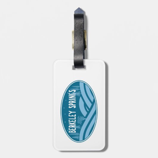 Étiquette À Bagage Berkeley Springs West Virginia Outdoors (Dos Vertical)