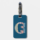 Étiquette À Bagage Berkeley Springs West Virginia Retro Bear (Dos Vertical)