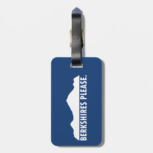 Étiquette À Bagage Berkshires S'il vous plaît (Dos Vertical)