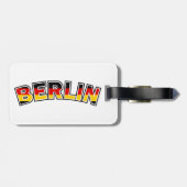 Étiquette À Bagage Berlin (Dos horizontal)