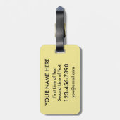 Étiquette À Bagage Berlin Heart Luggage Modèle, Allemagne (Dos Vertical)