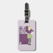 Étiquette À Bagage Bernadette | Puissance de la taille des pintes (Devant Vertical)