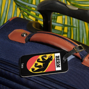 Étiquette À Bagage Berne, Suisse   Armoiries des cantons suisses