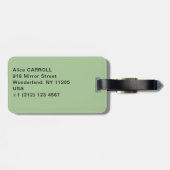 Étiquette À Bagage Berthe Morisot - Fille en bateau avec oie (Dos horizontal)