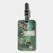 Étiquette À Bagage Berthe Morisot - La chasse aux papillons (Devant Vertical)