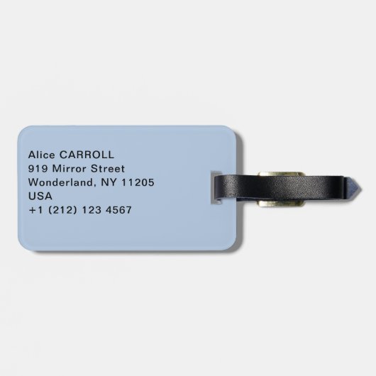 Étiquette À Bagage Berthe Morisot - Le Sicker À Cerise (Dos horizontal)