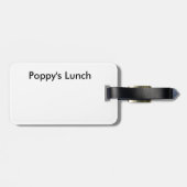 Étiquette À Bagage Bessie l'étiquette de vache (Dos horizontal)