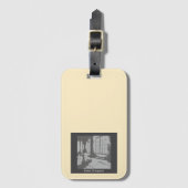 Étiquette À Bagage Best Yoga Teacher Ever (Devant Vertical)