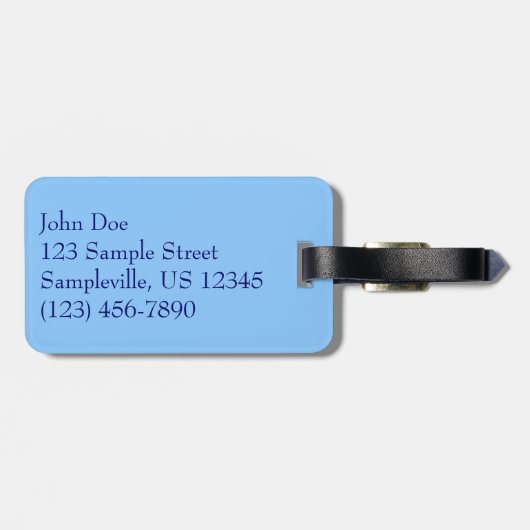 Étiquette À Bagage Bethany Beach I (Dos horizontal)