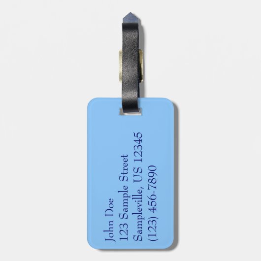 Étiquette À Bagage Bethany Beach II (Dos Vertical)