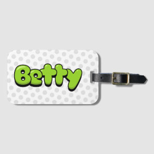 Étiquette À Bagage Betty