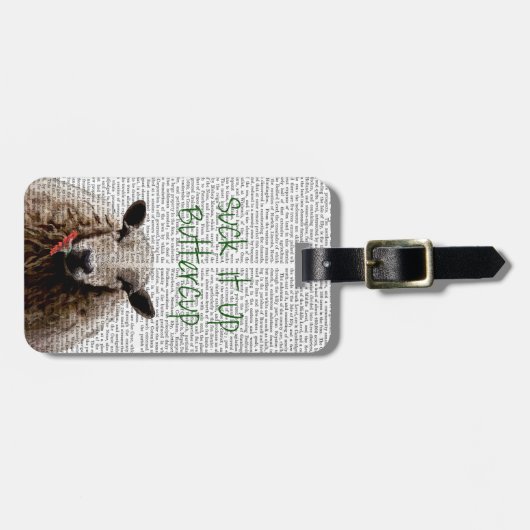 Étiquette À Bagage Beurre (Devant horizontal)