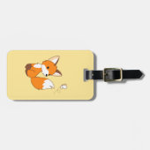 Étiquette À Bagage Beurre à regarder de la petite Fox mignonne (Devant horizontal)