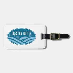 Étiquette À Bagage Beurre De Crête Colorado À L'Extérieur