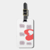 Étiquette À Bagage BFF. Best Friends Forever : I Love You Art Print (Devant Vertical)