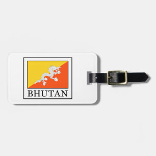 Étiquette À Bagage Bhoutan