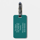 Étiquette À Bagage Bibliothèque Apple (Dos Vertical)