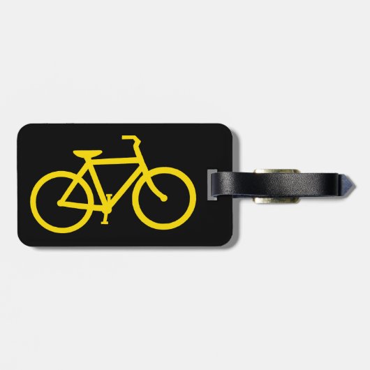 Étiquette À Bagage Bicyclette (Dos horizontal)