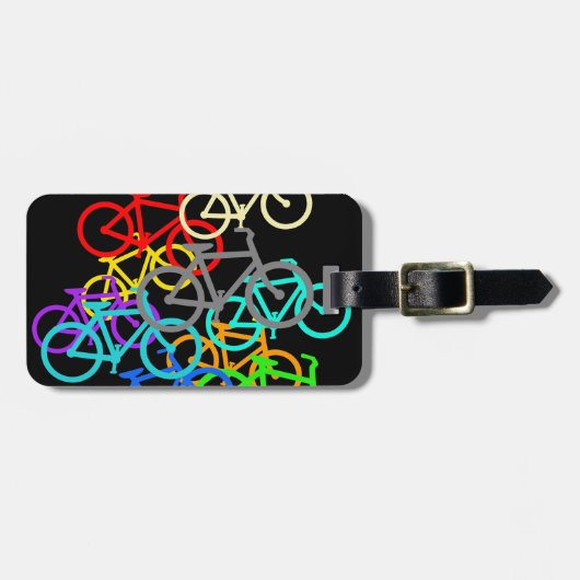 Étiquette À Bagage Bicyclettes (Devant horizontal)