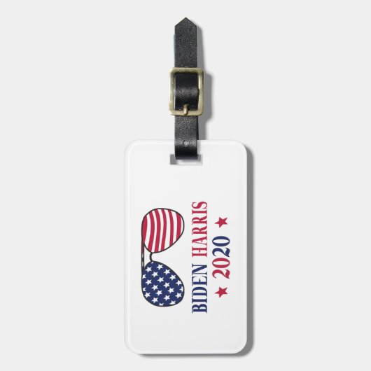 Étiquette À Bagage Biden Harris 2020 (Devant Vertical)
