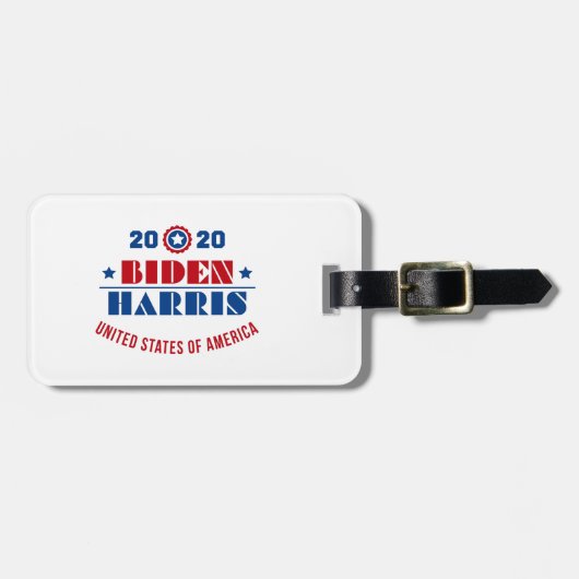 Étiquette À Bagage Biden Harris 2020 (Devant horizontal)