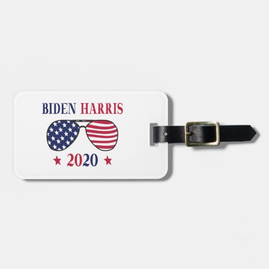 Étiquette À Bagage Biden Harris 2020 (Devant horizontal)