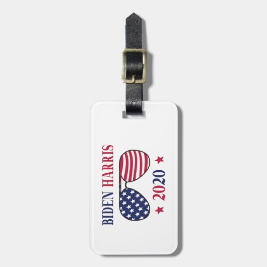 Étiquette À Bagage Biden Harris 2020 (Devant Vertical)