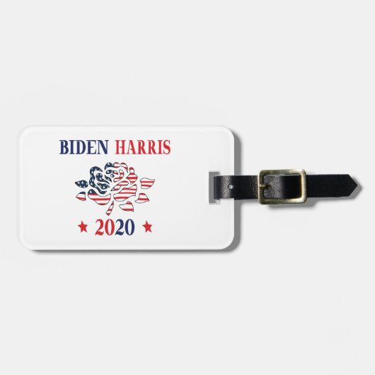 Étiquette À Bagage Biden Harris 2020 (Devant horizontal)