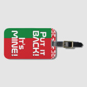 Étiquette À Bagage Biélorussie Drapeau National Funny Patriotique (Devant Horizontal)