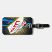 Étiquette À Bagage Bienvenue à Las Vegas (Devant horizontal)