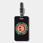 Étiquette À Bagage Bienvenue à l'école (Devant Vertical)