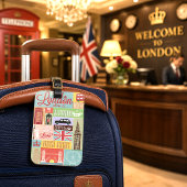 Étiquette À Bagage Bienvenue à Londres