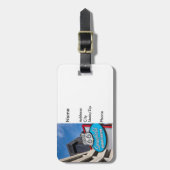 Étiquette À Bagage Bienvenue À Springfield (Devant Vertical)