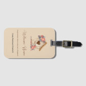 Étiquette À Bagage Bienvenue Accueil Realtor Félicitations (Devant Horizontal)