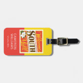 Étiquette À Bagage Bienvenue Au South Y'all (Devant horizontal)