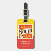 Étiquette À Bagage Bienvenue Au South Y'all (Devant Vertical)