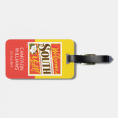 Étiquette À Bagage Bienvenue Au South Y'all (Dos horizontal)