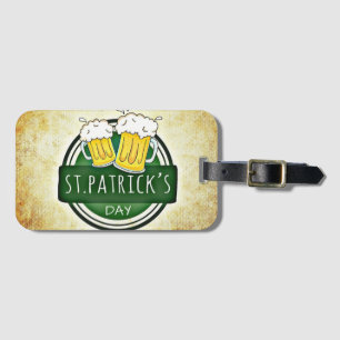 Étiquette À Bagage Bières de la Saint-Patrick
