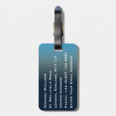 Étiquette À Bagage Big Ben de Londres (Dos Vertical)