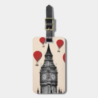 Big Ben et Red Hot Air Balloons 2