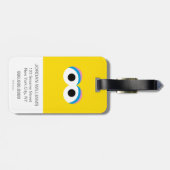 Étiquette À Bagage Big Bird Big Face (Dos horizontal)