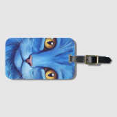 Étiquette À Bagage Big Blue Cat (Devant Horizontal)