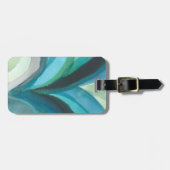 Étiquette À Bagage Big Blue Leaf I (Devant horizontal)