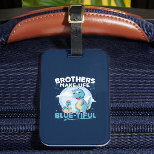 Étiquette À Bagage Big Brother Dinosaur Beau jeu de vie