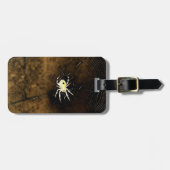 Étiquette À Bagage Big Déplaisant Spider sur son Web (Devant horizontal)